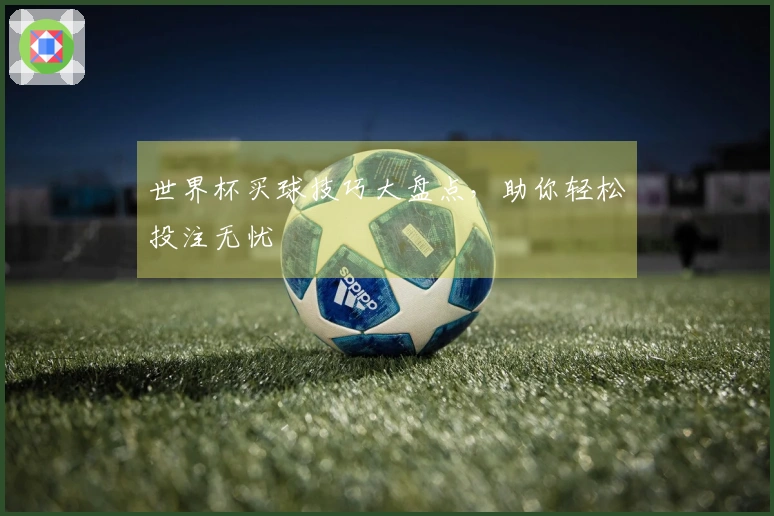 世界杯买球技巧大盘点，助你轻松投注无忧